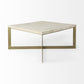 Light Brown Wood and Metal Coffee Table By Homeroots | Coffee Tables | Modishstore - 5
