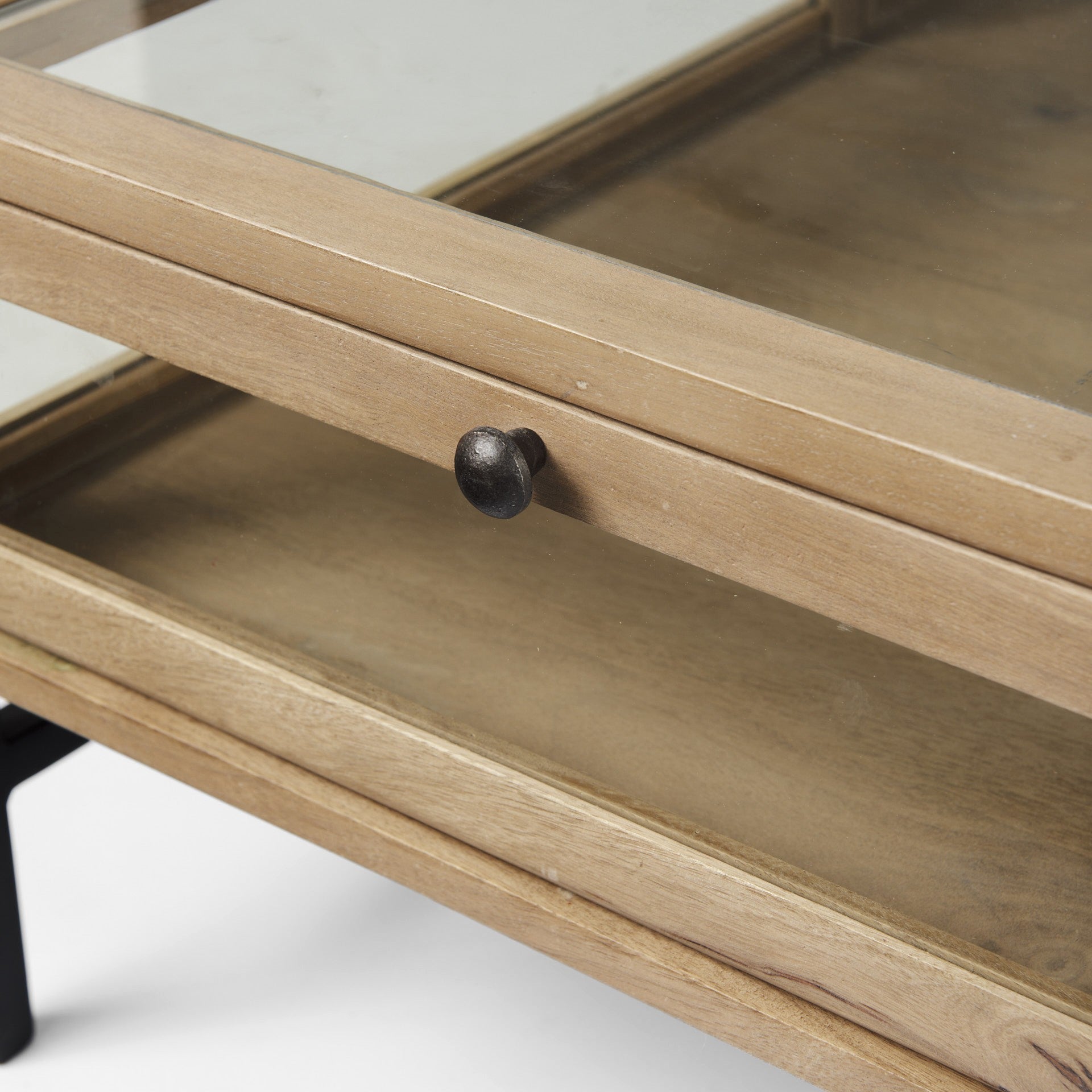 Rustic Natural Brown Shadowbox Coffee Table By Homeroots | Coffee Tables | Modishstore - 7