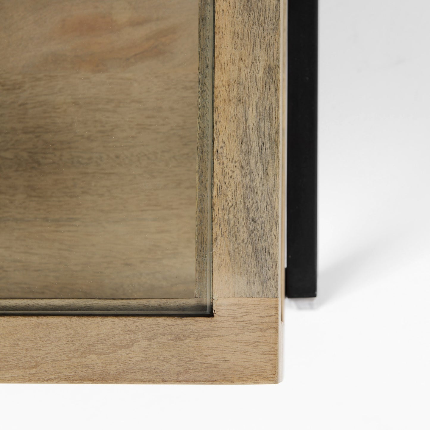 Rustic Natural Brown Shadowbox Coffee Table By Homeroots | Coffee Tables | Modishstore - 2