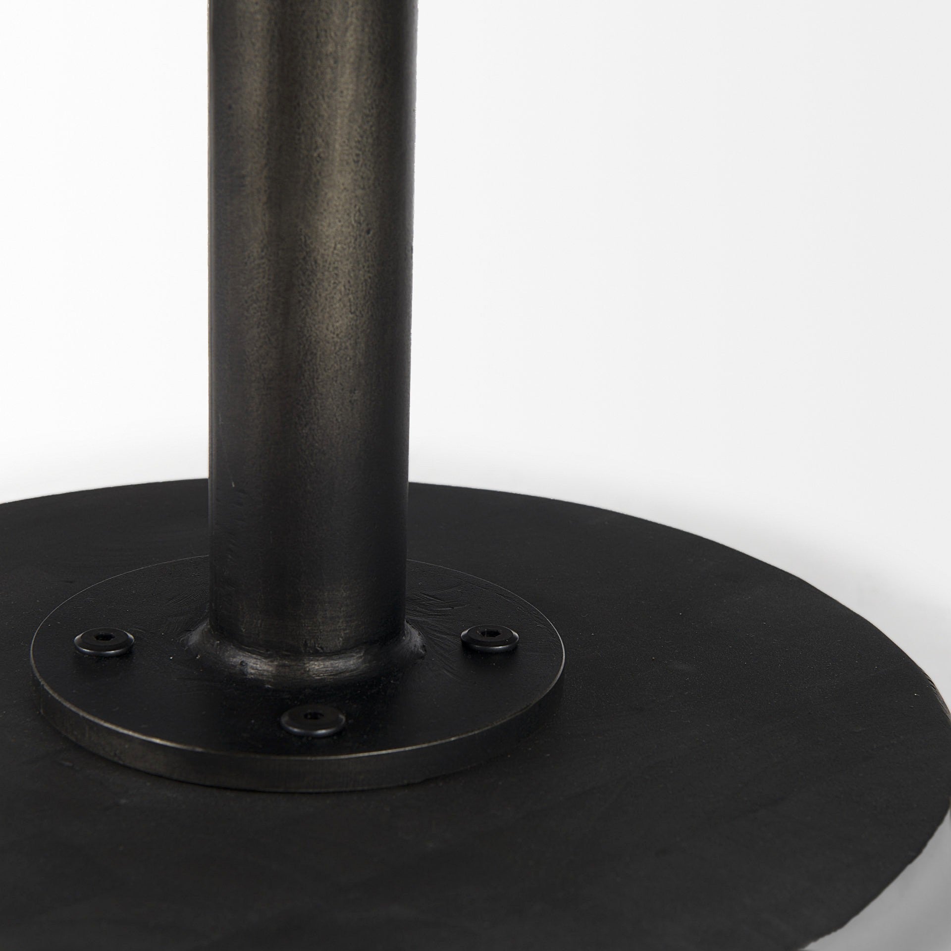 Black Wooden Pedestal Base Coffee Table By Homeroots | Coffee Tables | Modishstore - 9