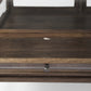 Rustic Dark Brown Brown Shadowbox Coffee Table By Homeroots | Coffee Tables | Modishstore - 8