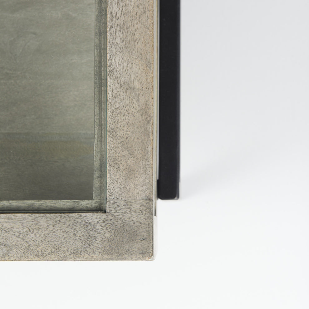 Rustic Gray Brown Shadowbox Coffee Table By Homeroots | Coffee Tables | Modishstore - 8