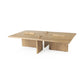 34" Natural Rectangular Coffee Table By Homeroots | Coffee Tables | Modishstore