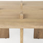 34" Natural Rectangular Coffee Table By Homeroots | Coffee Tables | Modishstore - 8