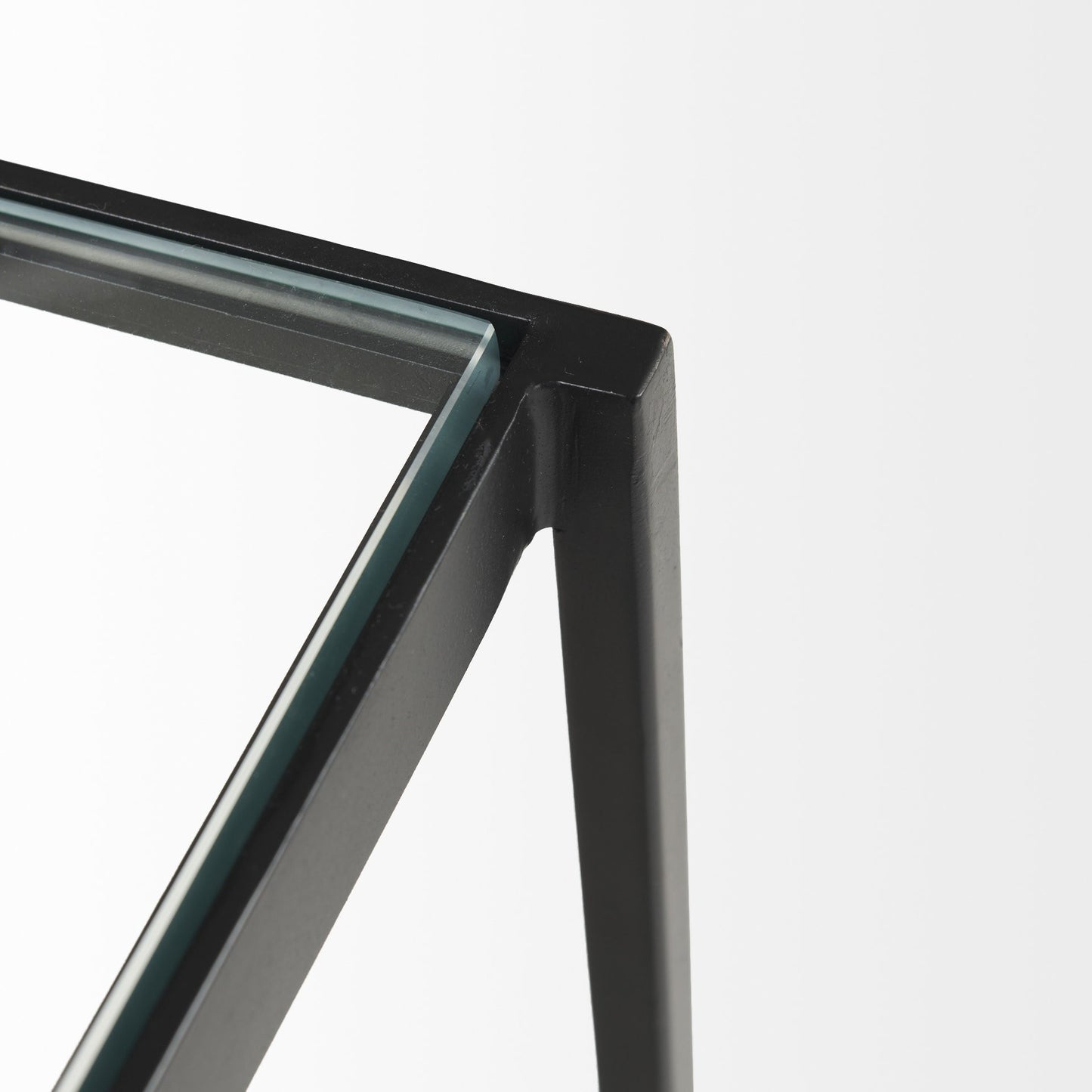 Iron Glass and Marble Rectangular Coffee Table By Homeroots | Coffee Tables | Modishstore - 5