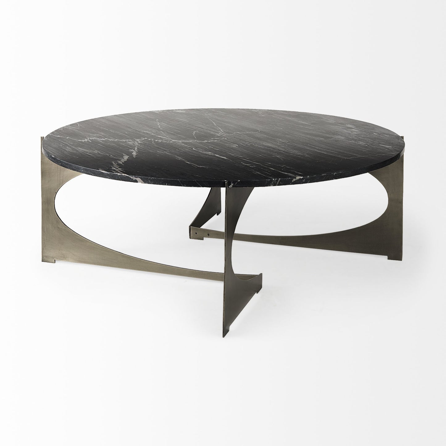 Contemporary Black Marble Coffee Table By Homeroots | Coffee Tables | Modishstore - 4