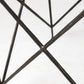 Antiqued Angular Metal and Marble End Table By Homeroots | End Tables | Modishstore - 9