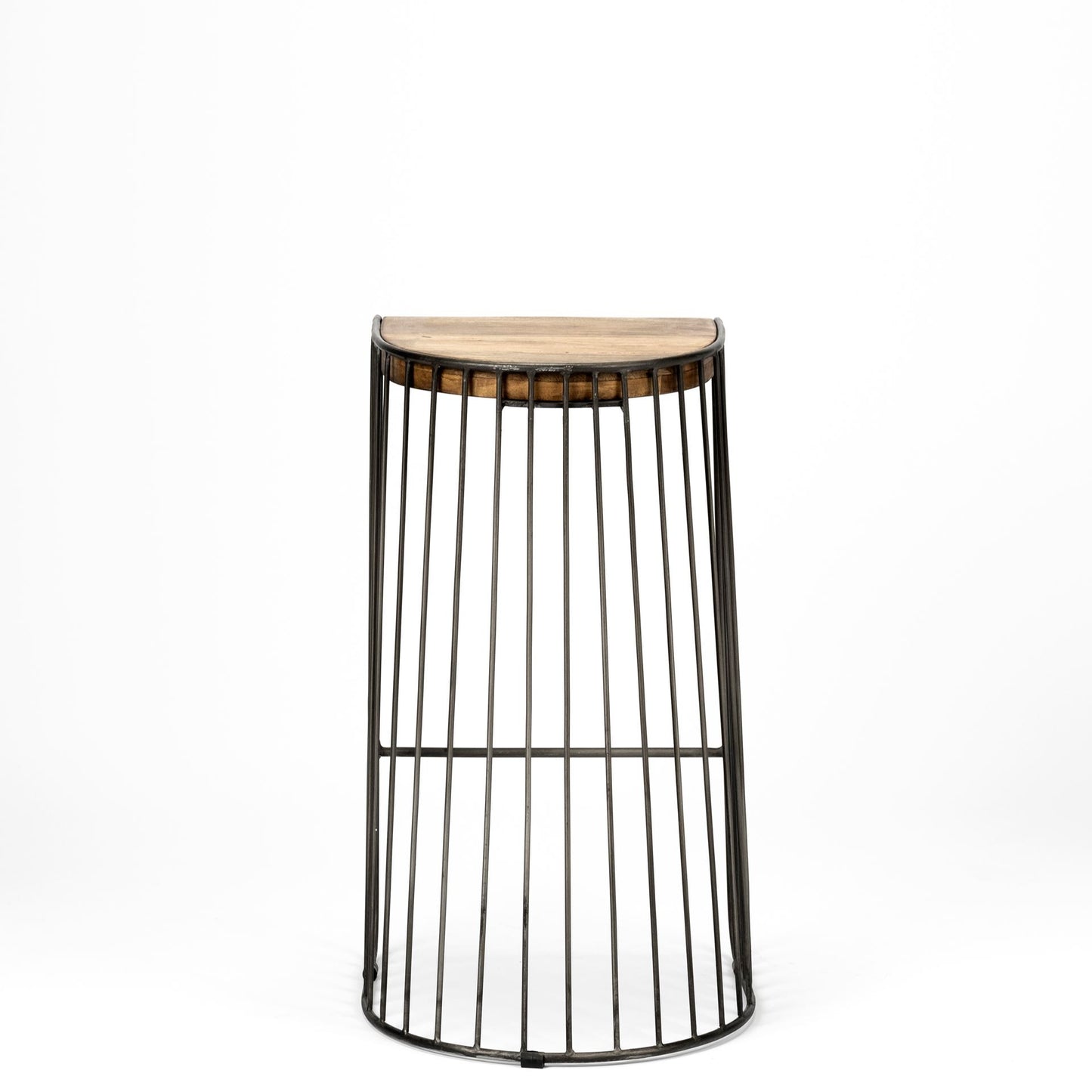 Wood And Metal Wire Design Counter Stool By Homeroots | Counter Stools | Modishstore - 4