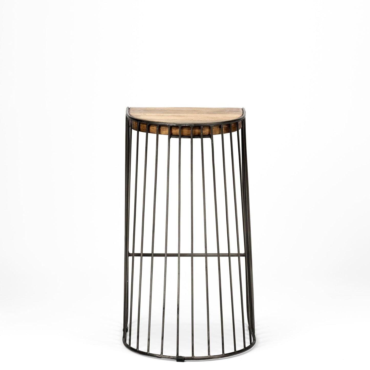 Wood And Metal Wire Design Counter Stool By Homeroots | Counter Stools | Modishstore - 5