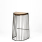 Wood And Metal Wire Design Counter Stool By Homeroots | Counter Stools | Modishstore - 6