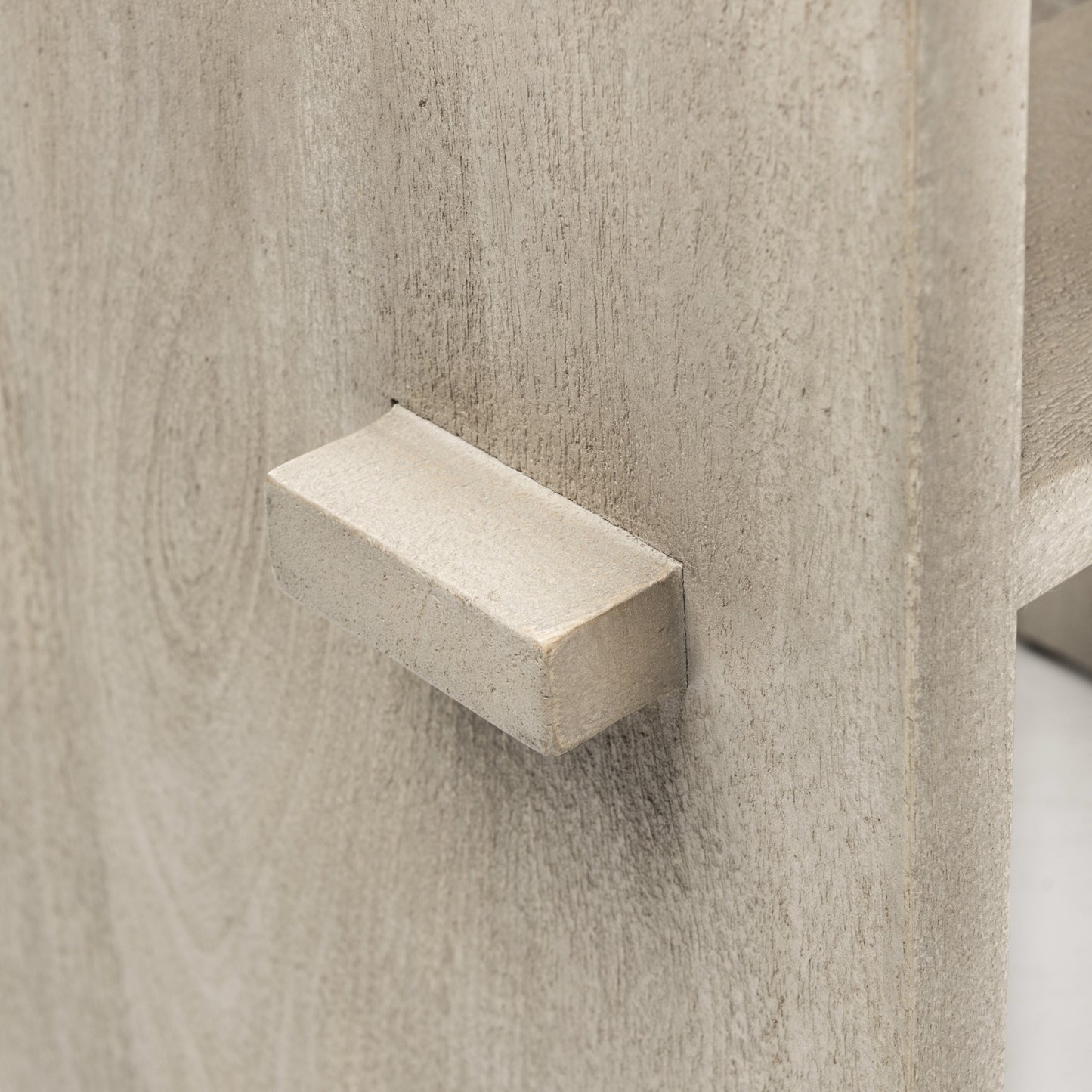 26' Minimal Cool Gray Brown Wood Counter Stool By Homeroots | Counter Stools | Modishstore - 9