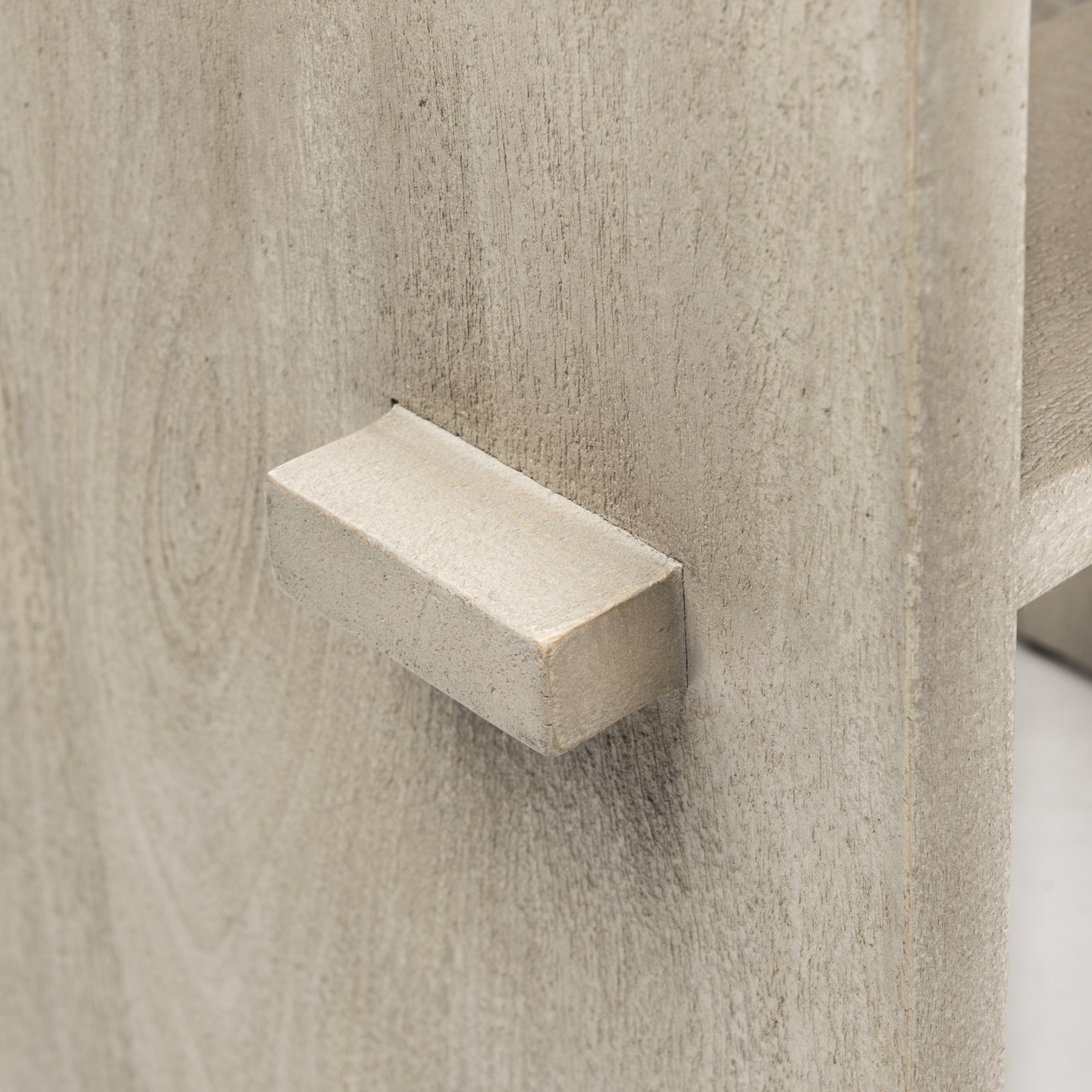 26' Minimal Cool Gray Brown Wood Counter Stool By Homeroots | Counter Stools | Modishstore - 9