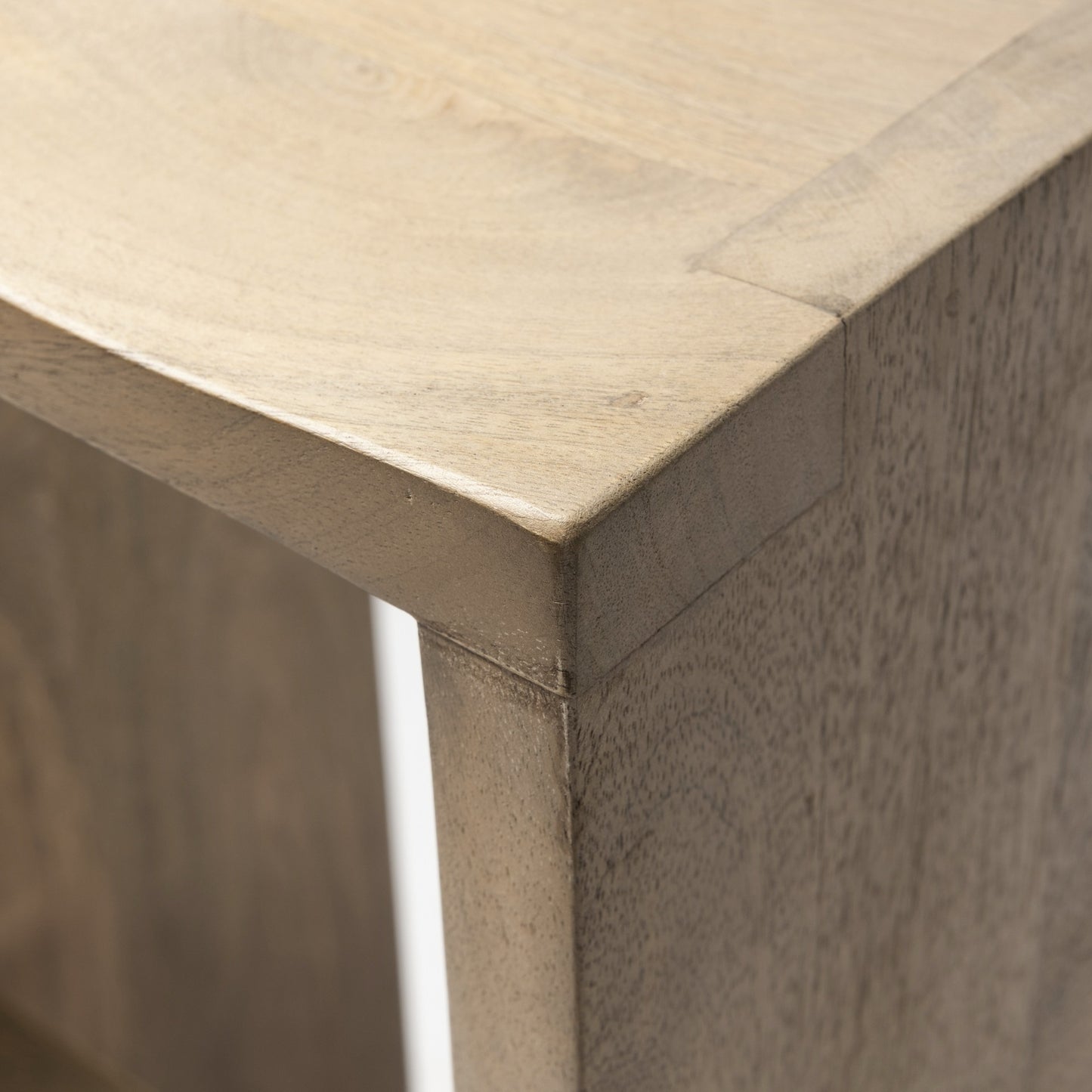 26' Minimal Cool Gray Brown Wood Counter Stool By Homeroots | Counter Stools | Modishstore - 16