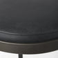 Brown Leather C Shape Metal Counter Stool By Homeroots | Counter Stools | Modishstore - 17