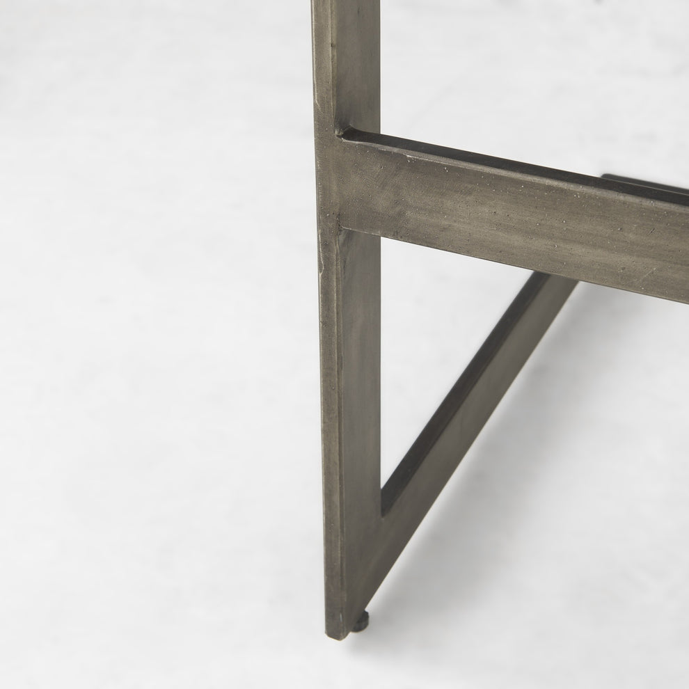 30' Black Cheeky Wood And Metal Bar Stool By Homeroots | Bar Stools | Modishstore - 17