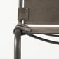 Dark Brown Leather Iron Framed Bar Stool By Homeroots | Bar Stools | Modishstore - 8