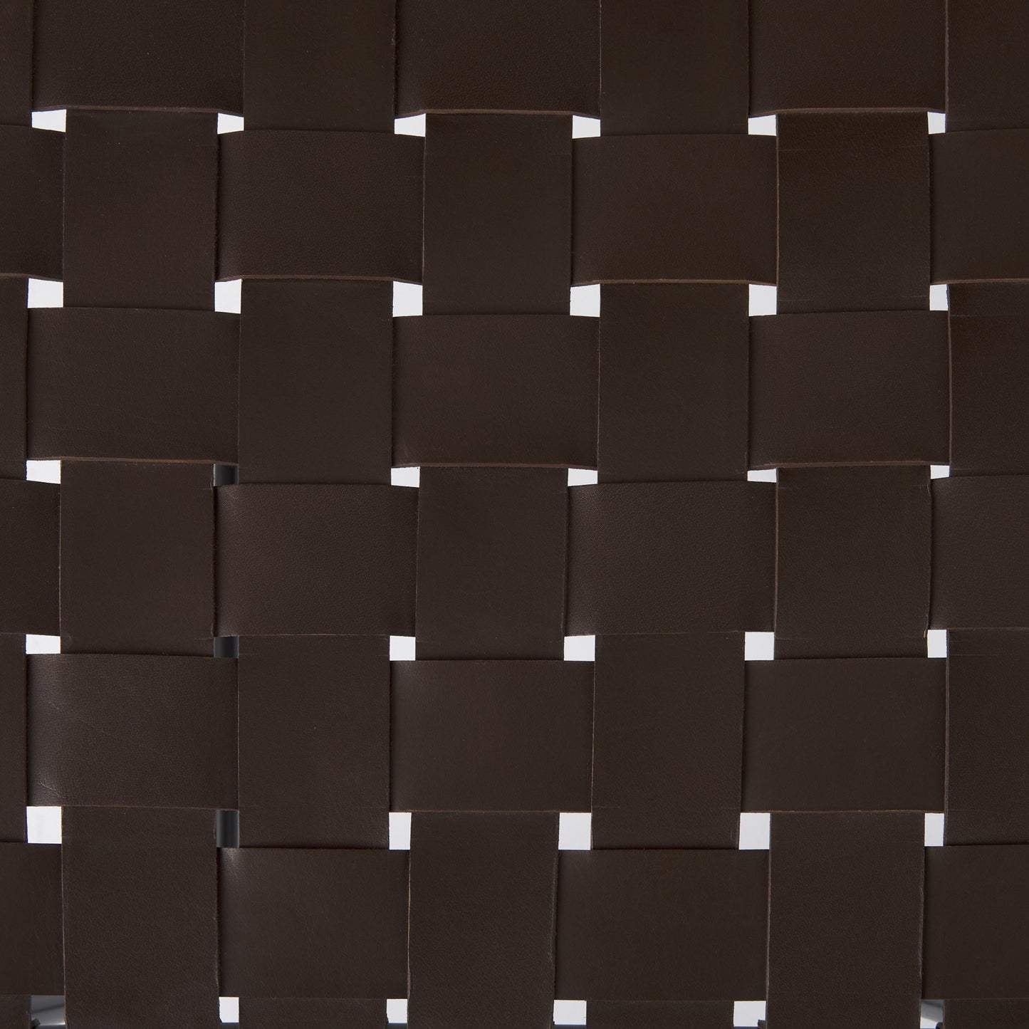 Dark Brown Woven Leather Counter Stool By Homeroots | Counter Stools | Modishstore - 8