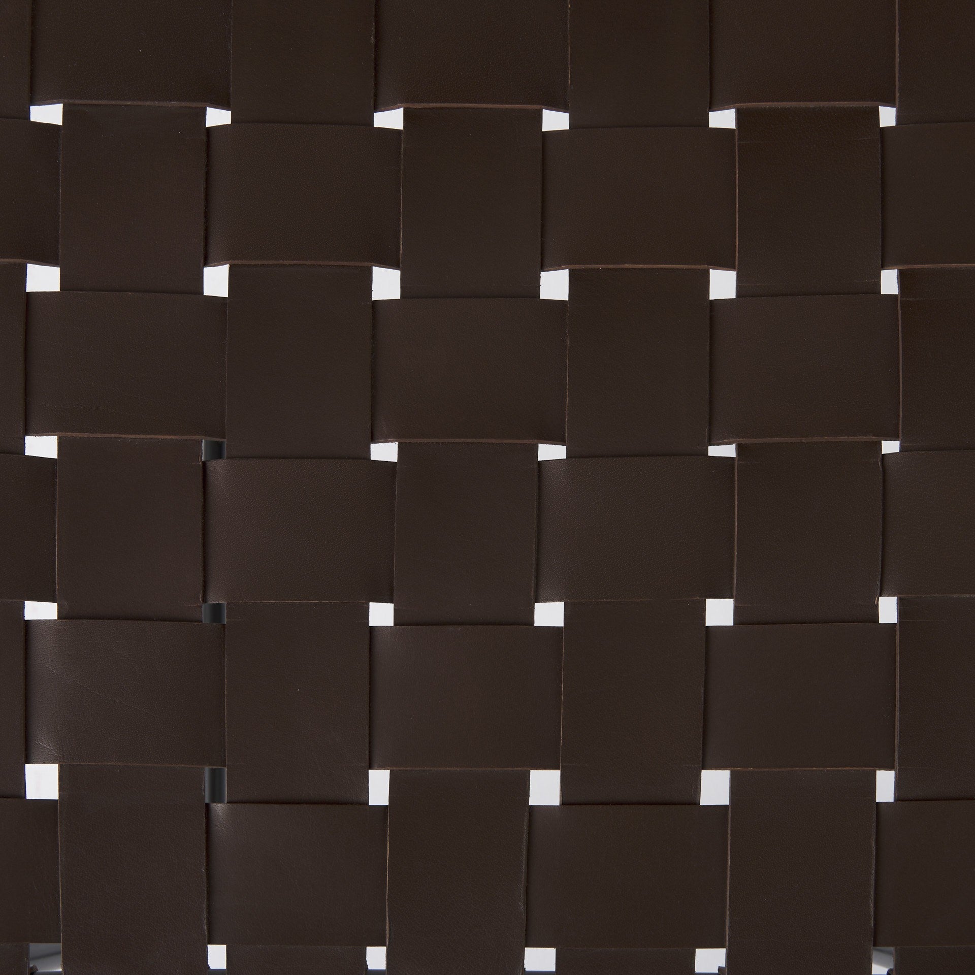 Dark Brown Woven Leather Counter Stool By Homeroots | Counter Stools | Modishstore - 8