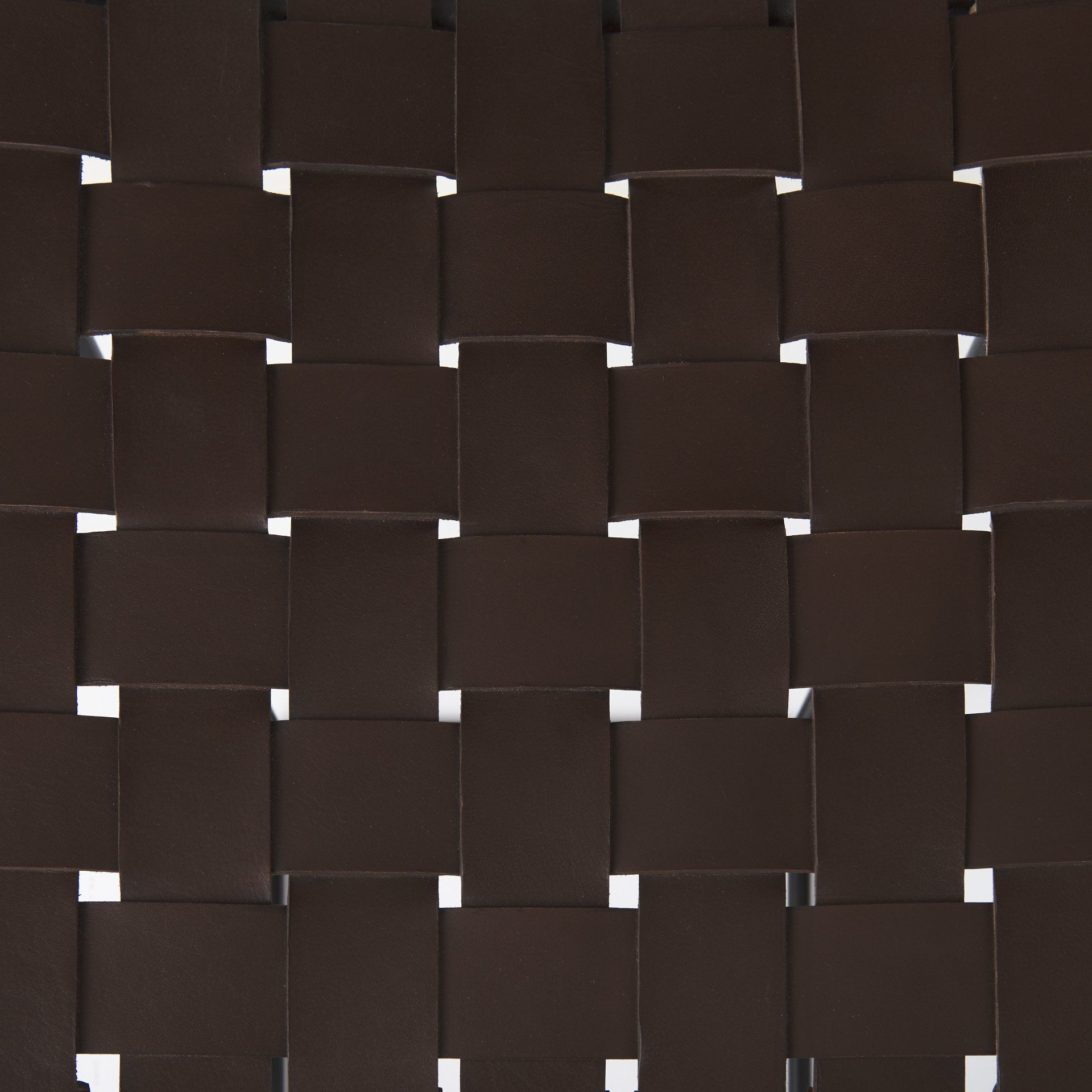 Dark Brown Woven Leather Bar Stool By Homeroots | Bar Stools | Modishstore - 8