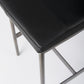Black Leather Counter Stool With Gold Metal Frame By Homeroots | Counter Stools | Modishstore - 6
