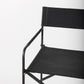 Black Leather Director'S Chair Counter Stool By Homeroots | Bar Stools | Modishstore - 7