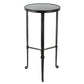 Black and Gray Stone Top Side Table By Homeroots | Side Tables | Modishstore - 2