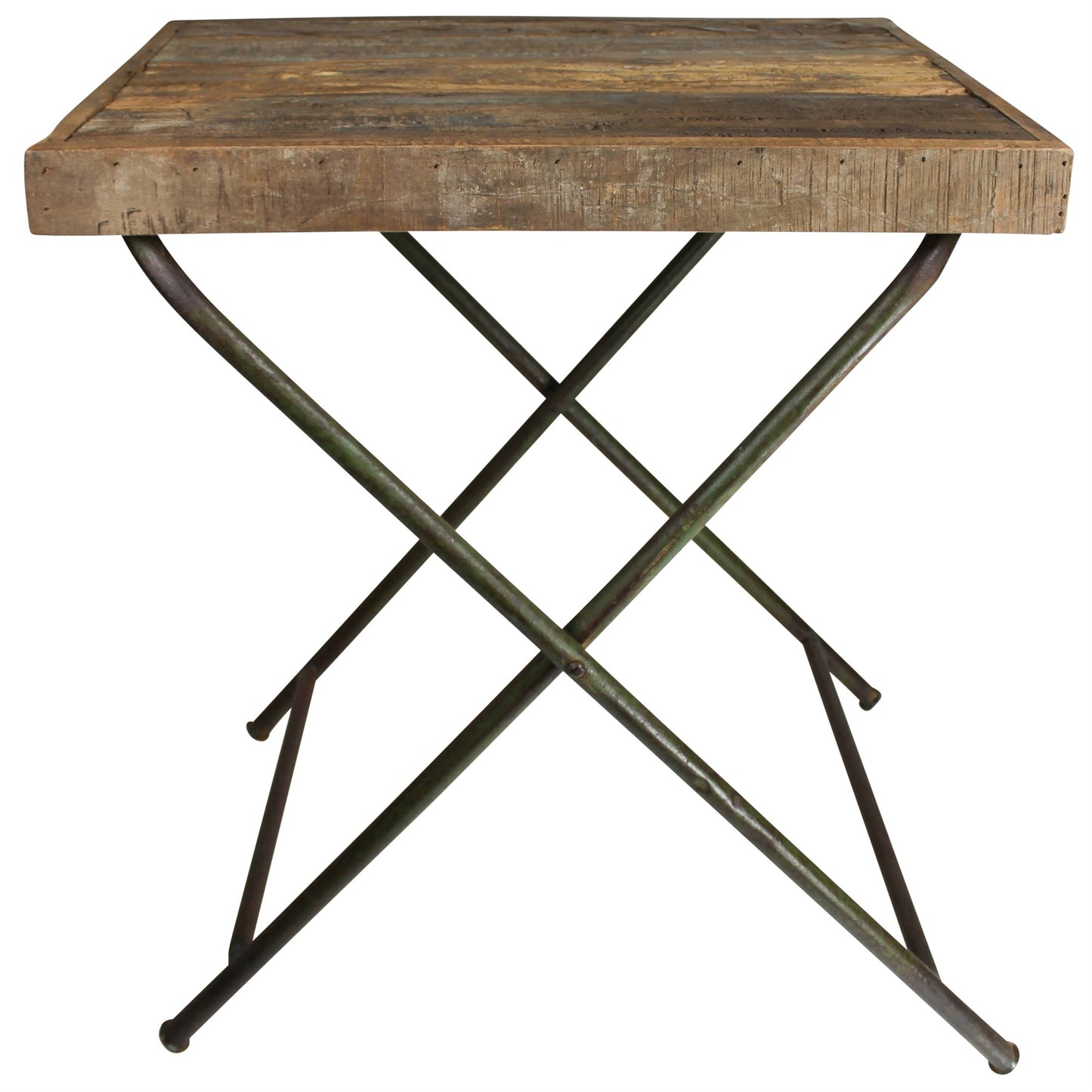 Reclaimed Wood Folding Table By Homeroots | Side Tables | Modishstore