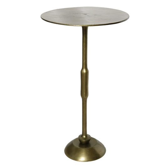 Gold Metal Side Table By Homeroots | Side Tables | Modishstore