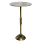 Gold Metal Side Table By Homeroots | Side Tables | Modishstore - 2