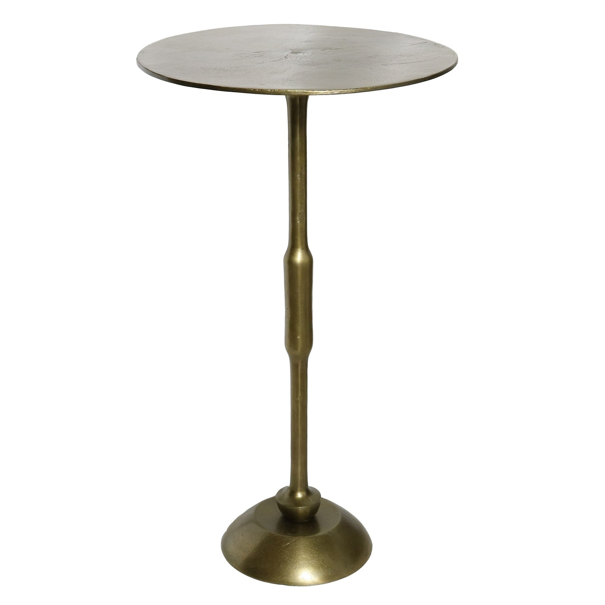 Gold Metal Side Table By Homeroots | Side Tables | Modishstore - 2