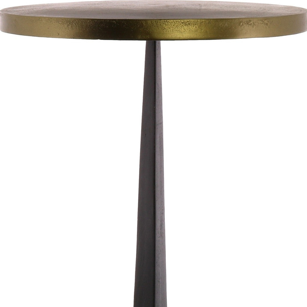 Bronze Metal Side Table By Homeroots