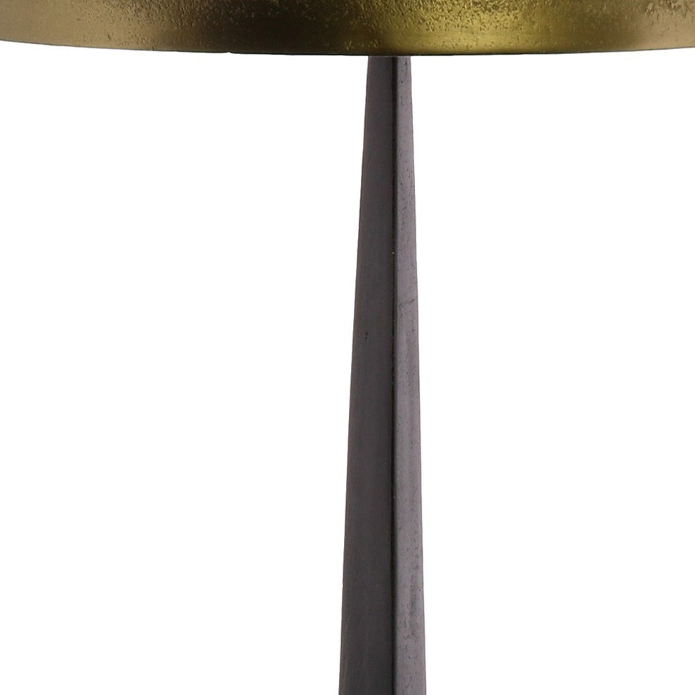 Bronze Metal Side Table By Homeroots | Side Tables | Modishstore - 4