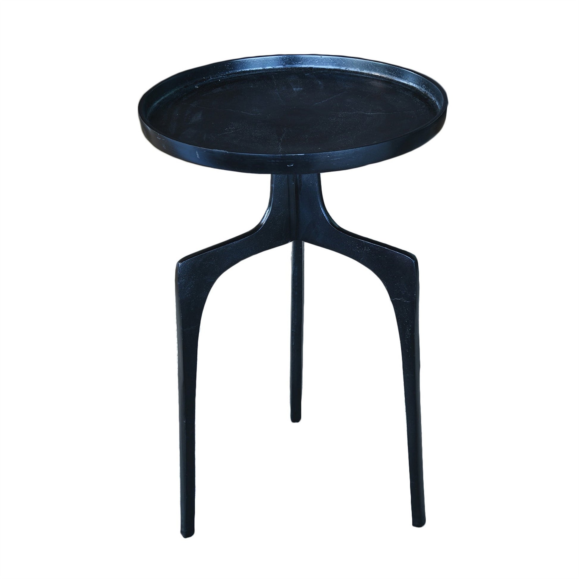 Contemporary Blue Side Table By Homeroots | TV Tray Tables | Modishstore - 2