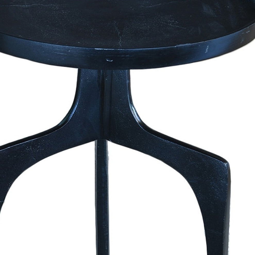 Contemporary Blue Side Table By Homeroots | TV Tray Tables | Modishstore - 4