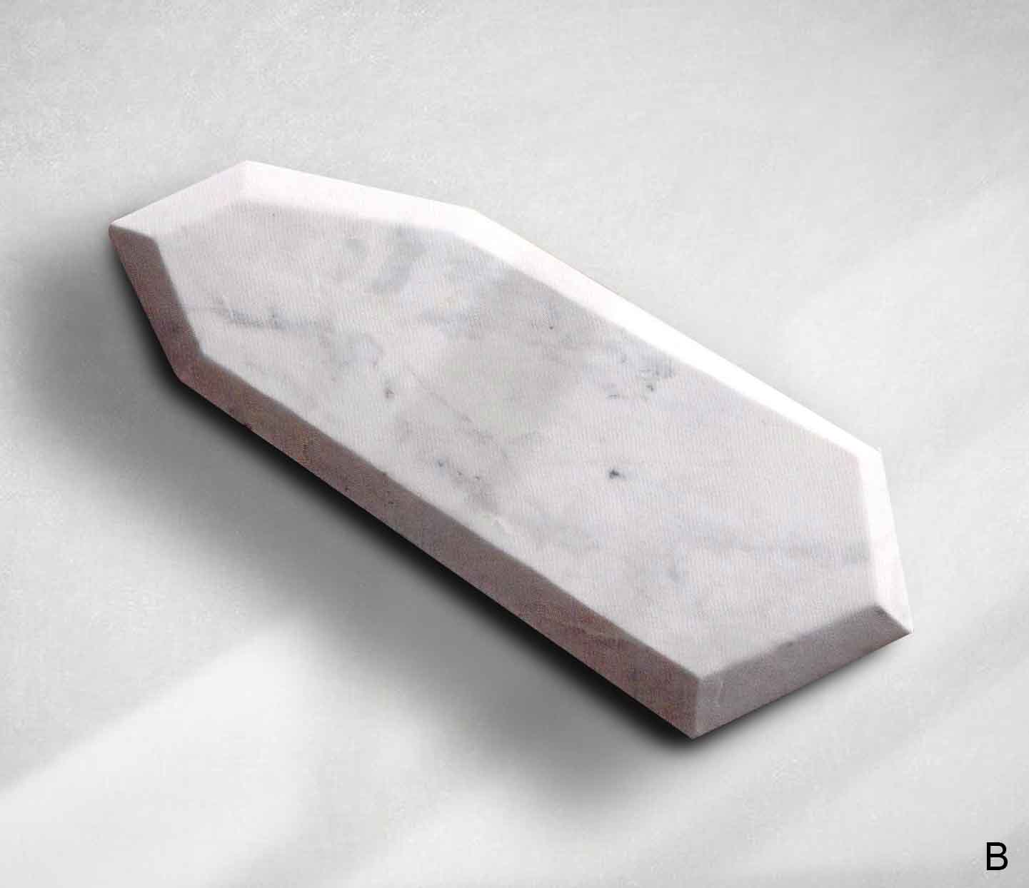 Roost Faceted Marble Serving Boards-8