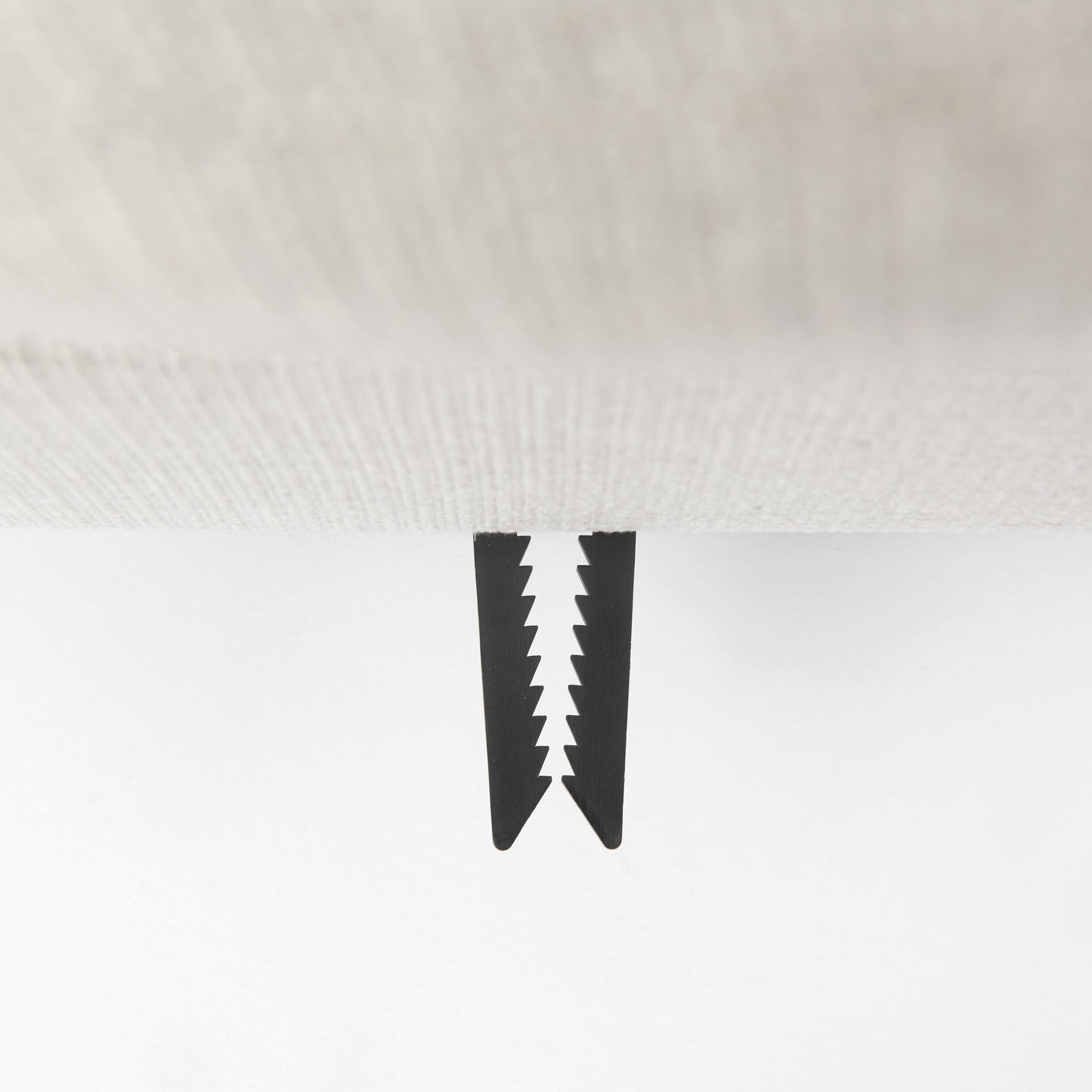 Beige Fabric Covered Half Ottoman By Homeroots | Ottomans | Modishstore - 8