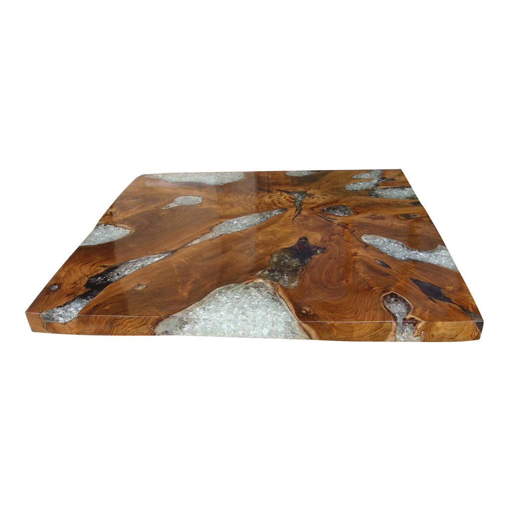 A&B Home Teak Wood Table Top | Side Tables | Modishstore
