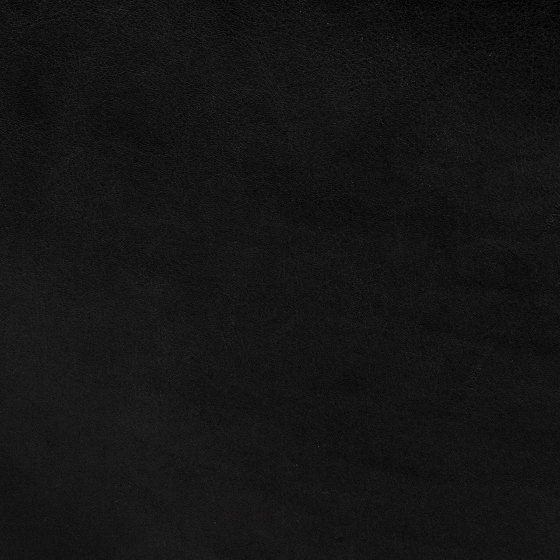 Black Leather Ottoman with Metal Base By Homeroots | Ottomans | Modishstore - 7