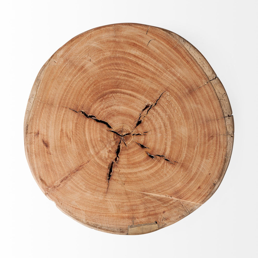 Modern Farmhouse 15' Reclaimed Wood Stool By Homeroots | Stools | Modishstore - 4