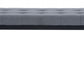 49" Gray And Black Upholstered Velvet Bench By Homeroots | Benches | Modishstore - 3