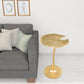 Gold Lilypad Side Table By Homeroots | End Tables | Modishstore - 8