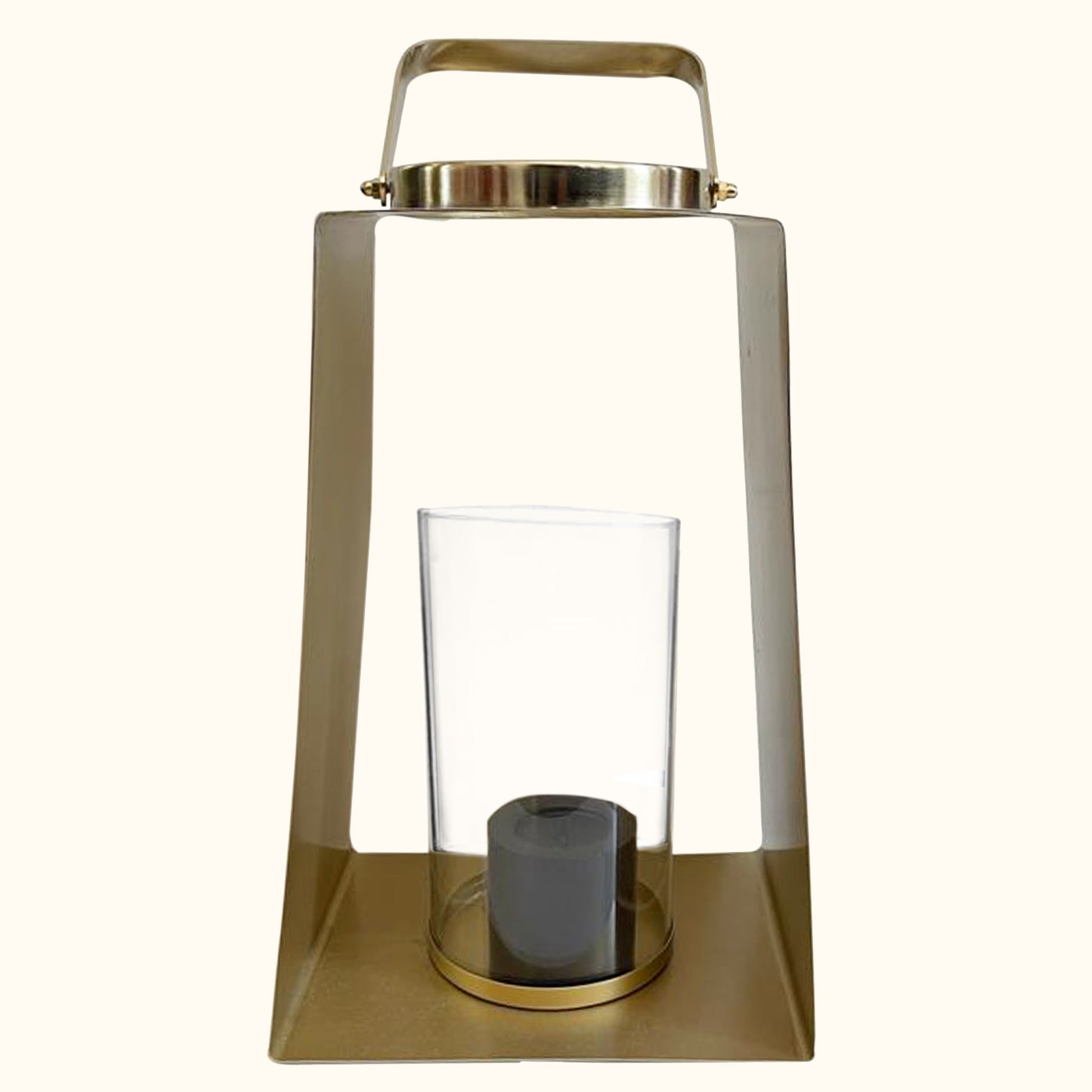 Modern Gold and Glass Candle Holder By Homeroots | Candle Holders | Modishstore
