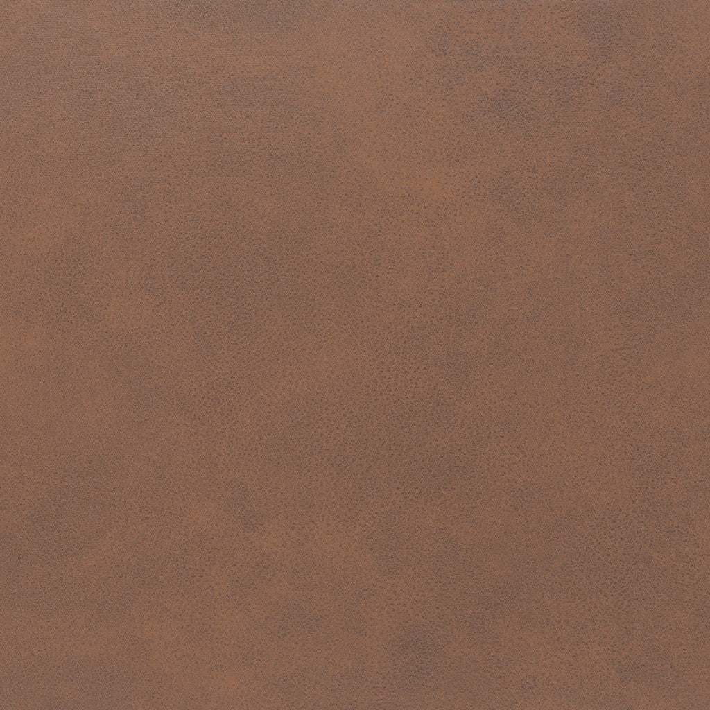 28" Brown Faux Leather And Gold Arm Chair By Homeroots | Armchairs | Modishstore - 9