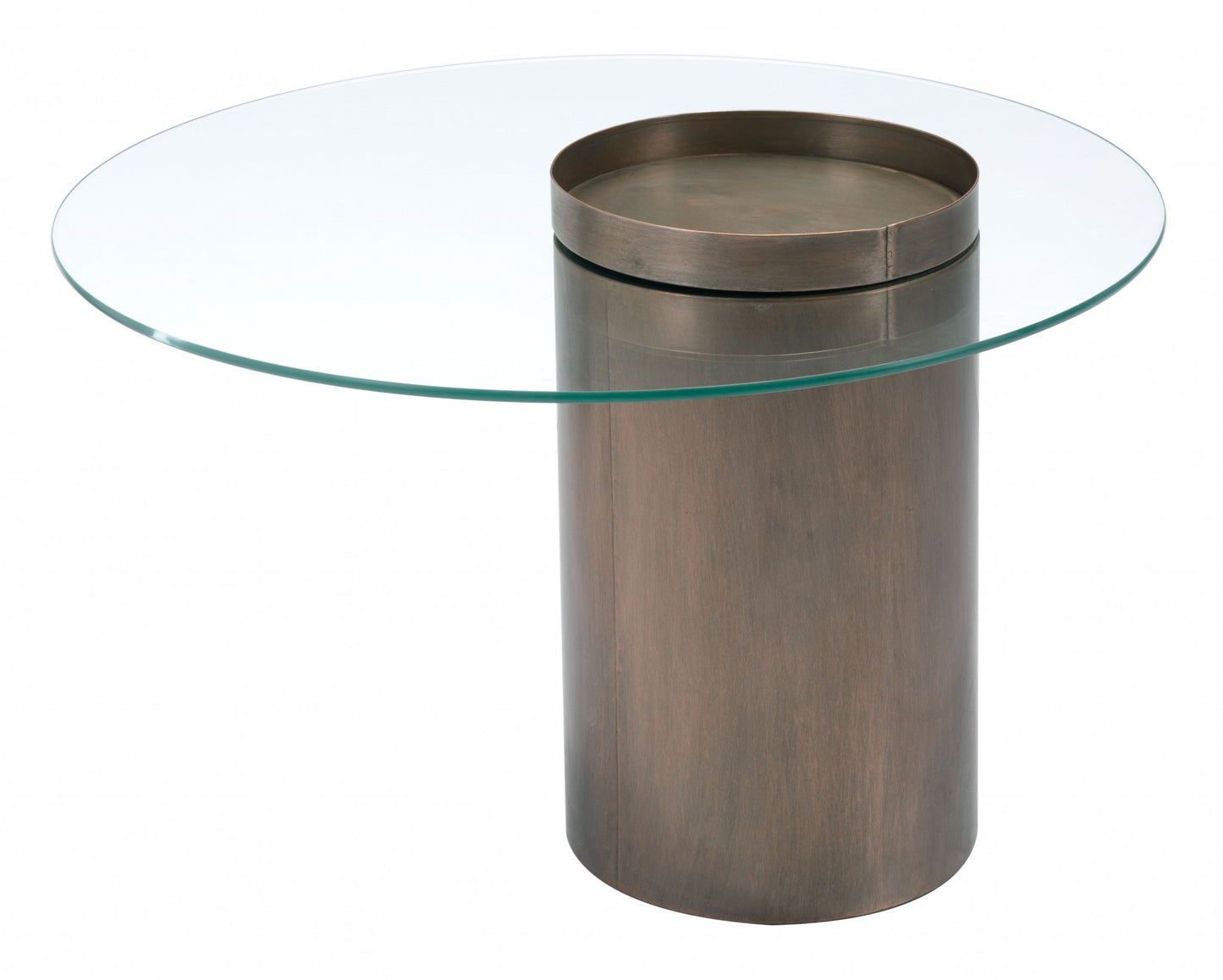 Contemporary Antique Gold Table By Homeroots | Coffee Tables | Modishstore