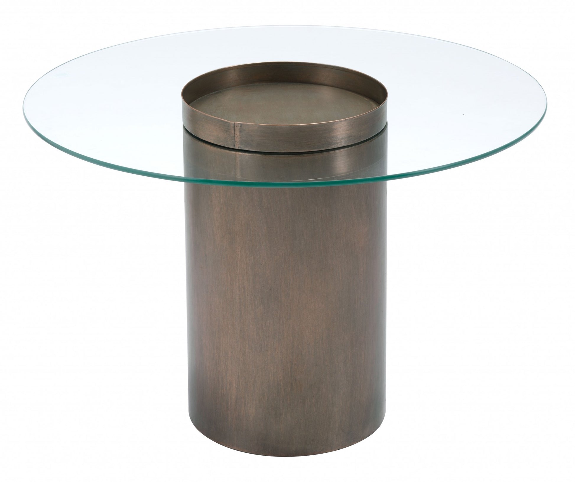 Contemporary Antique Gold Table By Homeroots | Coffee Tables | Modishstore - 3