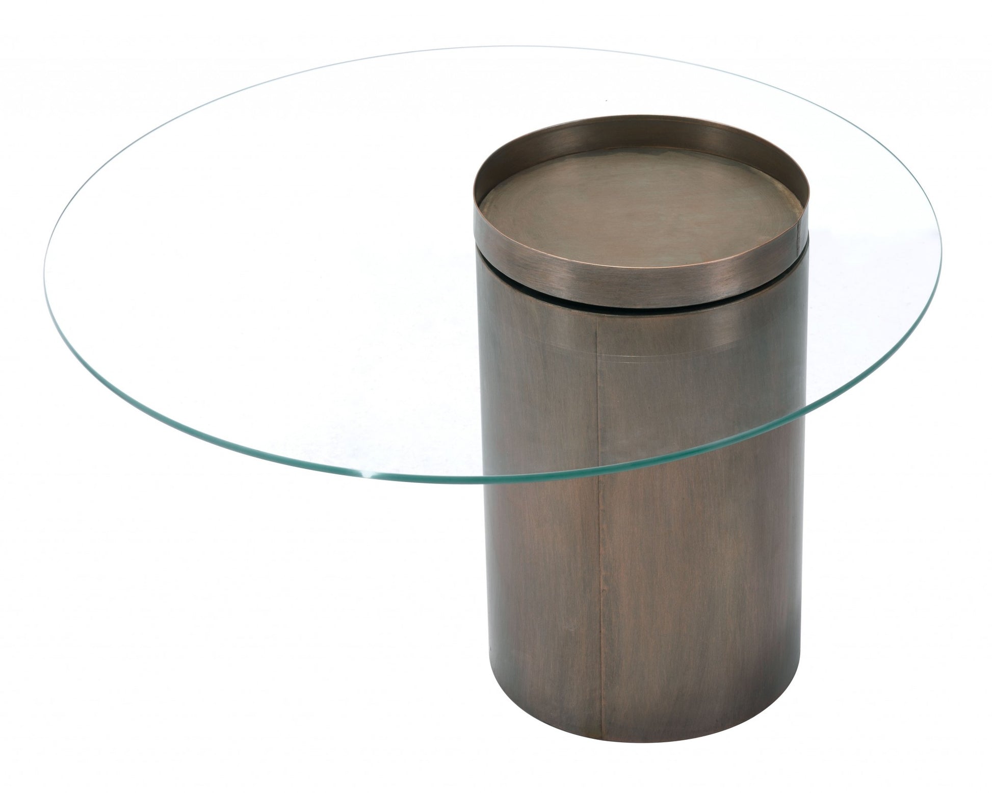 Contemporary Antique Gold Table By Homeroots | Coffee Tables | Modishstore - 5