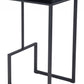 30" Black Steel Backless Bar Height Chair With Footrest By Homeroots | Bar Stools | Modishstore - 6