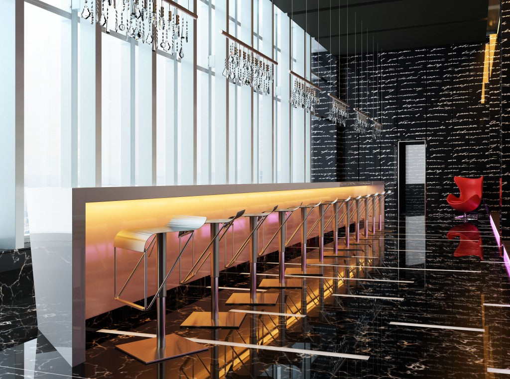 22" Silver Swivel Backless Bar Height Chair With Footrest By Homeroots | Bar Stools | Modishstore - 7