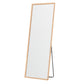 Wooden Full Length Mirror Floor Mirror with Stand By Homeroots | Mirrors | Modishstore - 3