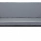 45" Gray Faux Leather And Black Metal Contemporary Sofa By Homeroots | Sofas | Modishstore - 4